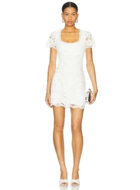 LIKELY ISA 裙子 白色REVOLVE小众新款