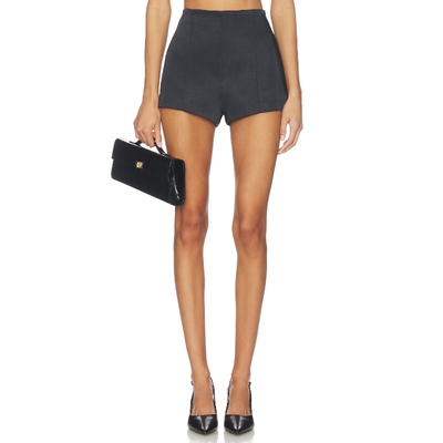 EAVES NAFTALI 短裤 黑色 美式休闲风REVOLVE小众新款