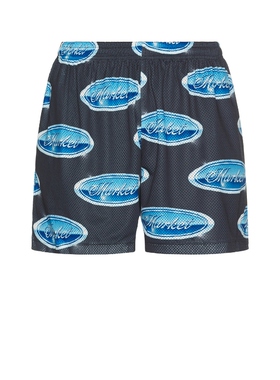 Market 5 LITER 网布短裤 黑色、蓝色 运动复古风REVOLVE小众新款