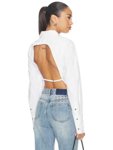 Ksubi DARE OPEN BACK 衬衫 revolve小众新款