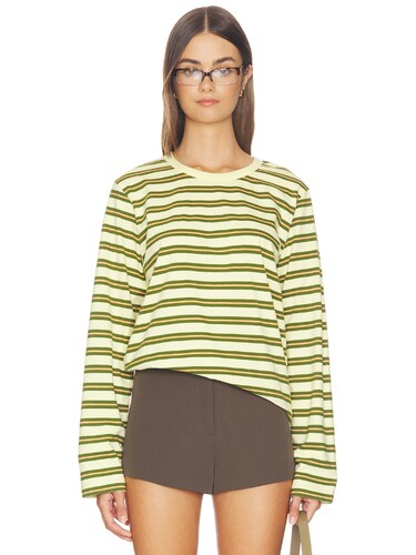 La Ligne Striped Long Sleeve Boyfriend Tee 26春夏新品 revolv