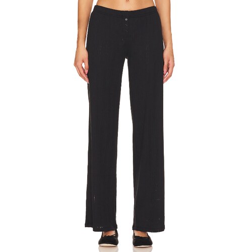 Cou Cou Intimates THE PANT 直筒裤 黑色美式休闲风REVOLVE小众