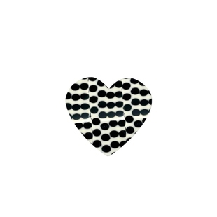 Painted Polka Hair Eclipse ClipREV Claw Hand Heart Solar Dot