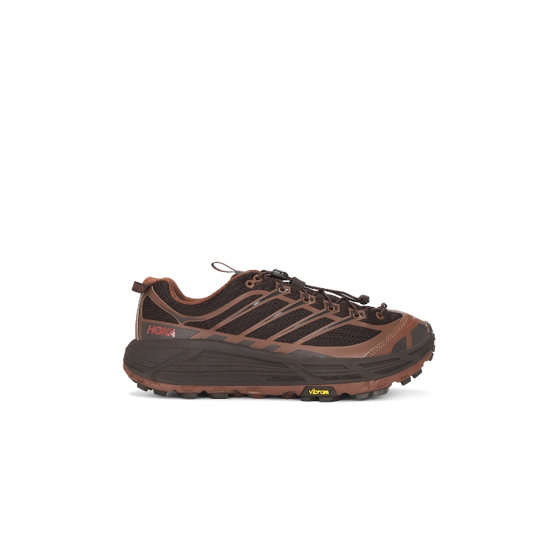 Hoka U MAFATE THREE2 运动鞋 棕色 REVOLVE小众新款