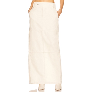 工装 直筒裙辣妹风显瘦修身 裙REVOLVE 半身裙长款 Helsa