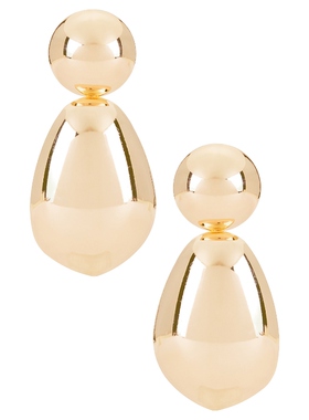 8 Other Reasons RAYNE 垂褶耳饰金属金色REVOLVE新款