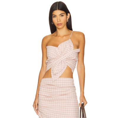 JBQ Orchid M Top 粉色 y2k辣妹风REVOLVE小众新款