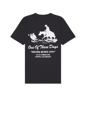 ONE OF THESE DAYS SILVER QUEEN T恤 黑色REVOLVE小众新款