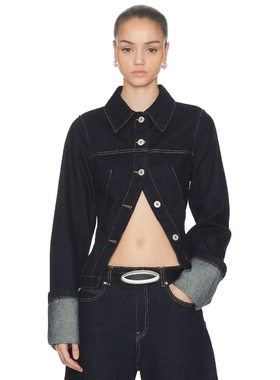 HAELO CINCH BACK JACKET 牛仔外套复古风夹克REVOLVE小众新款