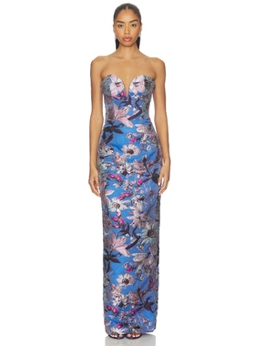 Katie May URSULA 裙子 蓝色REVOLVE小众新款