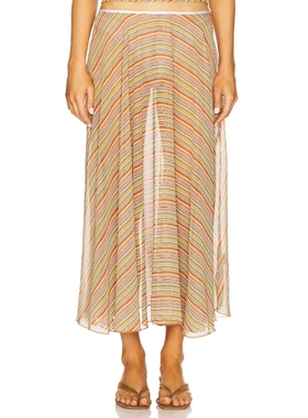 [冬季新品]Bella Venice MIZE 半身裙 黄色REVOLVE小众