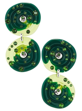 FRY POWERS SUN POWERS 耳饰 绿色REVOLVE小众新款