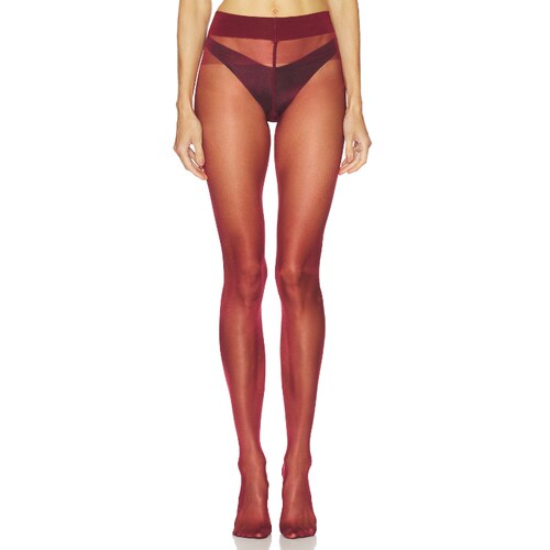 Wolford 沃尔福特 SATIN 连裤袜 红色REVOLVE小众新款