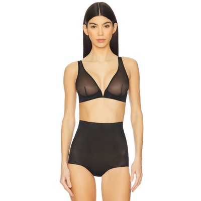 [秋冬新品]Commando CHIC MESH PLUNGE 钢圈胸罩 黑色REVOLVE小众