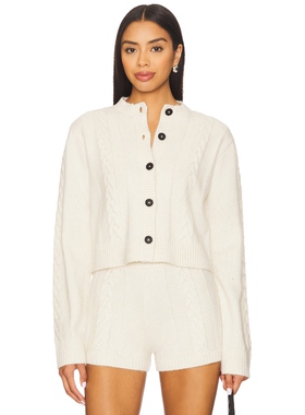 4th & Reckless JESS 开衫 奶油色REVOLVE小众新款