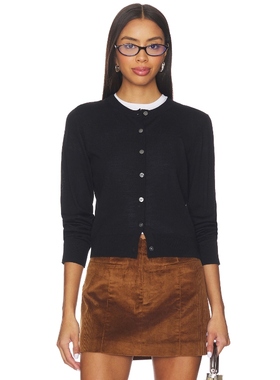 [冬季新品]Sold Out NYC REFINED 开衫 黑色羊毛衫REVOLVE小众