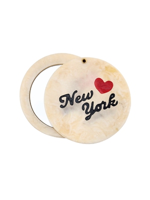 Solar Eclipse I LOVE NEW YORK COMPACT MIRROR 窄镜子 revolve