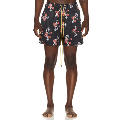 Rhude TURBO FLORAL 游泳短裤 26春夏新品 revolve小众新款