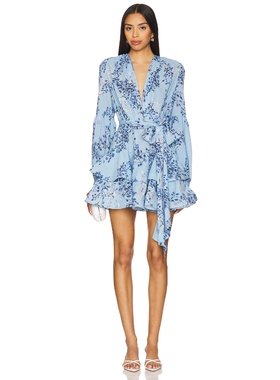 Bronx and Banco BEDOUIN BLUE POPPY 连衣裙女夏 蓝色REVOLVE新