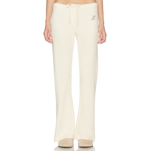 KNIT 长裤 奶油色 Juliet revolve小众新款 WAFFLE 美式 Johnstone