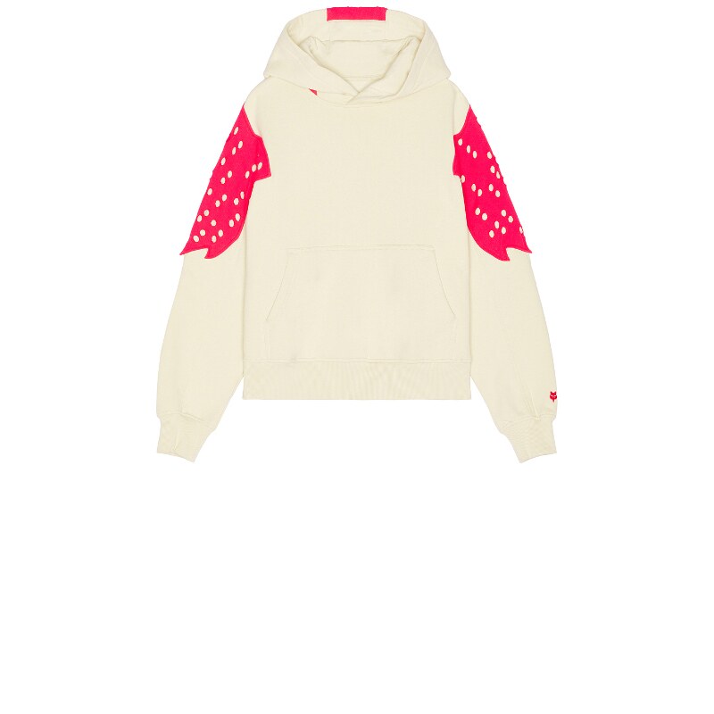 Kiko Kostadinov PERFORATED 连帽衫 奶油色REVOLVE小众春季