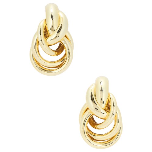SHASHI GENEVIEVE 耳饰 金属金色 REVOLVE小众新款