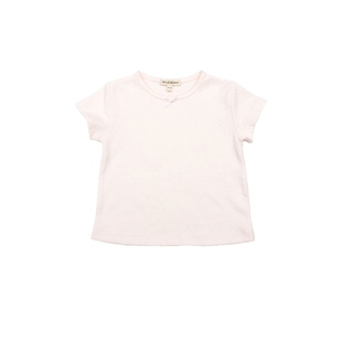 Pointelle Kids Short Sleeve 粉色REVOLVE小众新 Wild Tee Wawa