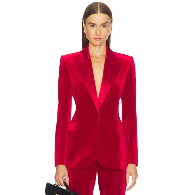 [春季新品]Nadine Merabi BEATRICE西装红色老钱风REVOLVE新款