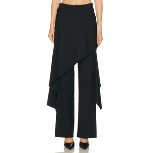 休闲风REVOLVE小众新款 Monse 美式 黑色 长裤