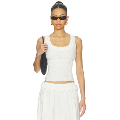 Ciao Lucia LOUISA 上装 白色 y2k辣妹风REVOLVE小众新款