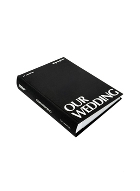 The Ceremony Club WEDDING PHOTO ALBUM 婚礼相册 黑色REVOLVE小