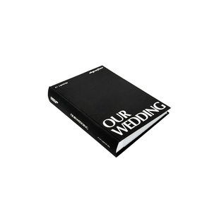 WEDDING Club PHOTO ALBUM 黑色REVOLVE小 The 婚礼相册 Ceremony