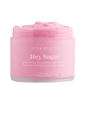 NCLA HEY, SUGAR EXFOLIATING ALL NATURAL BODY SCRUB HEY, SUGA
