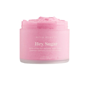 NCLA HEY, SUGAR EXFOLIATING ALL NATURAL BODY SCRUB HEY, SUGA