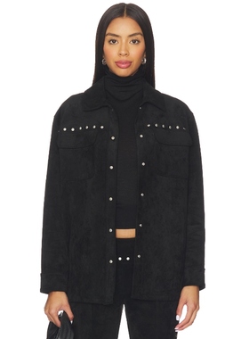 Amanda Uprichard NIRVANA 外套 黑色REVOLVE小众新款