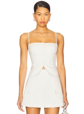 [冬季新品]MAJORELLE CIERA 上装 象牙白 REVOLVE小众