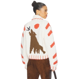 白色REVOLVE小众新款 GOGO 开衫 COYOTE Sweaters