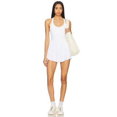 Free People FP MOVEMENT SMOCKIN 裙子 白色revolve小众新款