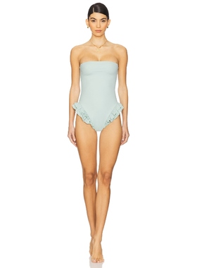 Belle The Label MARGOT 一件式泳装 绿色 y2k辣妹风REVOLVE小众