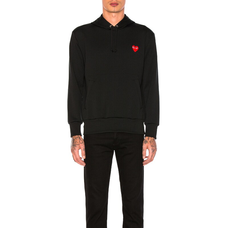 COMME des GARCONS PLAY RED  CDG 川久保玲 连帽衫REVOLVE新品