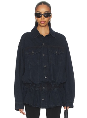 AGOLDE RUBIK 夹克 蓝色 y2k辣妹风REVOLVE小众新款