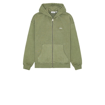 [冬季新品]Obey LOWERCASE 连帽衫 橄榄色REVOLVE小众
