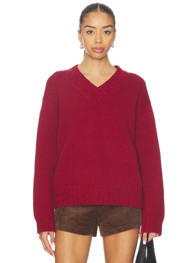 Lovers and Friends HAISLEY 毛衣 红色REVOLVE小众新款