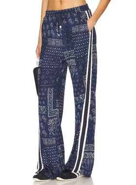 THE UPSIDE VAQUERO 长裤 藏青色 运动复古风REVOLVE