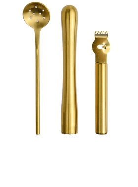 Here's How The Bertie Barware Set 金属金色 REVOLVE小众新款