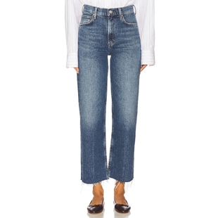 Rise Wide 美式 Ren 复古风REVOLVE小 Blue High Jeans AGOLDE Leg