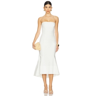 裙子象牙白礼服裙REVOLVE小众新款 CARI Coelho Camila