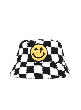 [冬季新品]Happy Caps DOUBLE 水桶帽 黑色REVOLVE小众