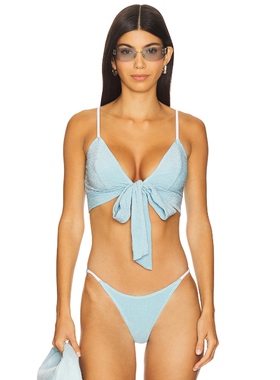 【海外直邮】Free People SYDNEY 比基尼文胸上装 蓝色 y2k辣妹R