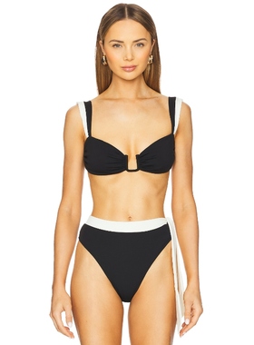 Away That Day CANNES 比基尼文胸上装 黑色 y2k辣妹风REVOLVE小